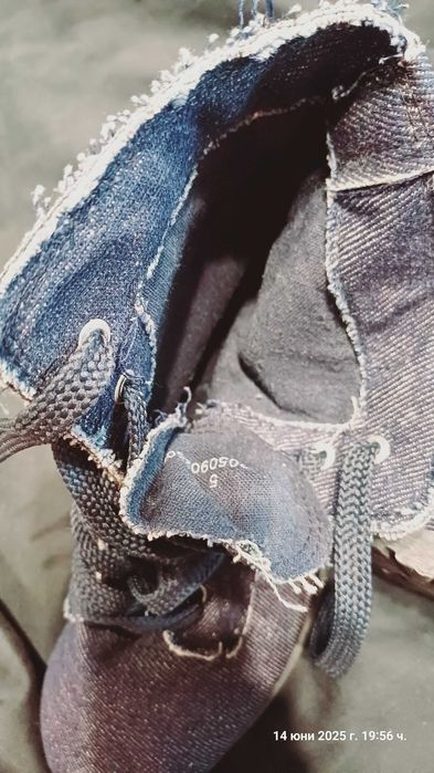 Дънкови боти, размер 38