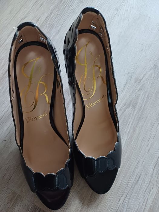 Pantofi piele lacuita nr 35,5 negru,provenienta  SUA