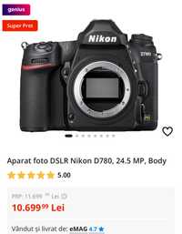 Aparat foto DSLR Nikon D780