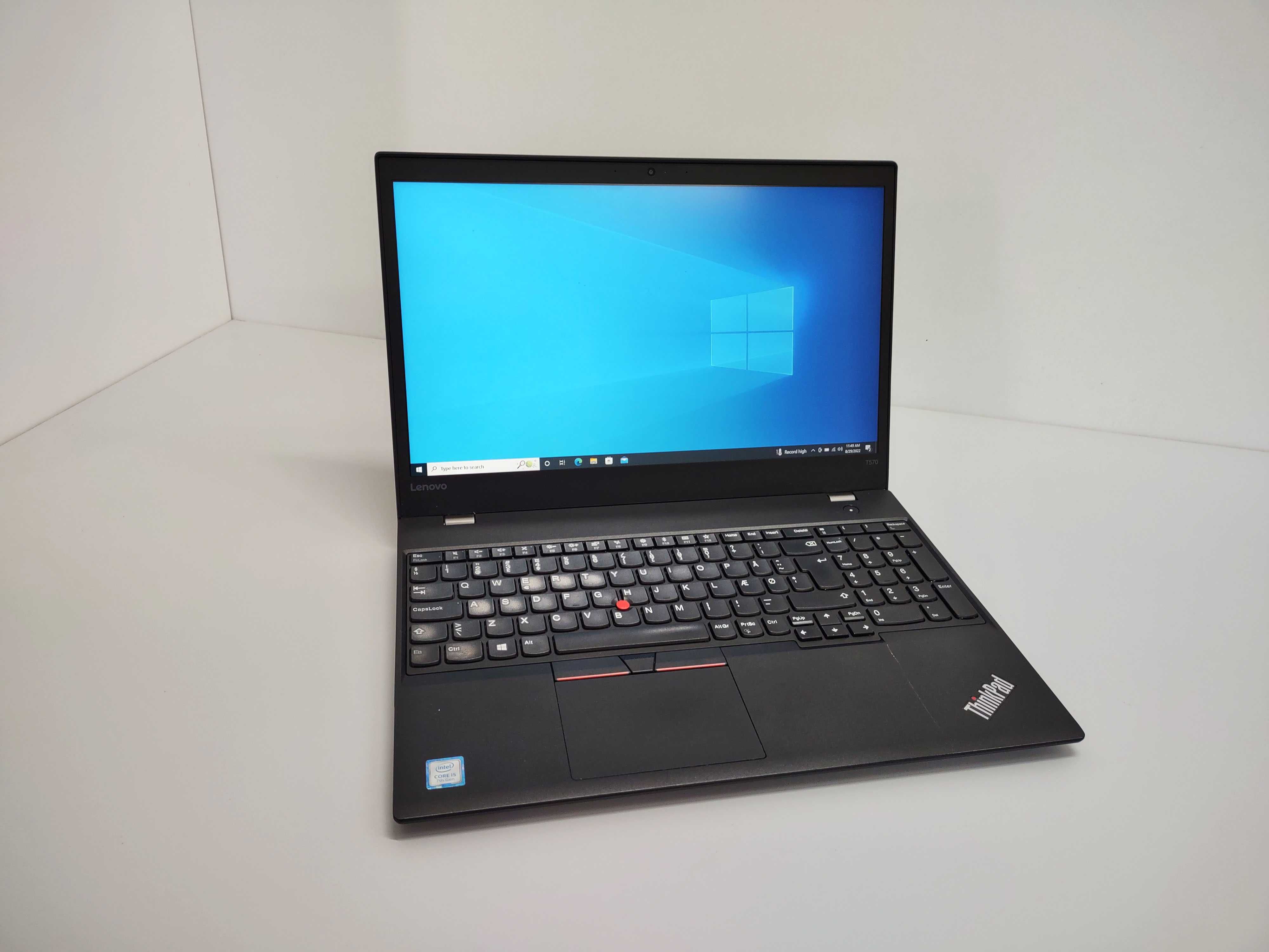 Lenovo ThinkPad T570 i5 7200U 12 GB RAM 480 GB SSD 2 baterii