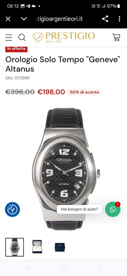 Geneva altanus watch