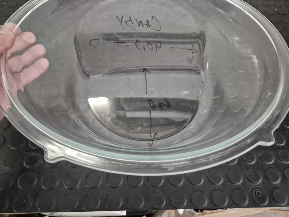 Geam hublou masina de spalat Candy seriile ROW, diametru 40.3 cm/ C131