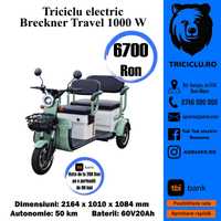 Triciclu electric marca Breckner Travel 1000W cu carte nou Agramix