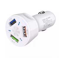 Priza Incarcator Auto 20W 2 Mufe Usb 1 Mufa Type C  Iphone Samsung