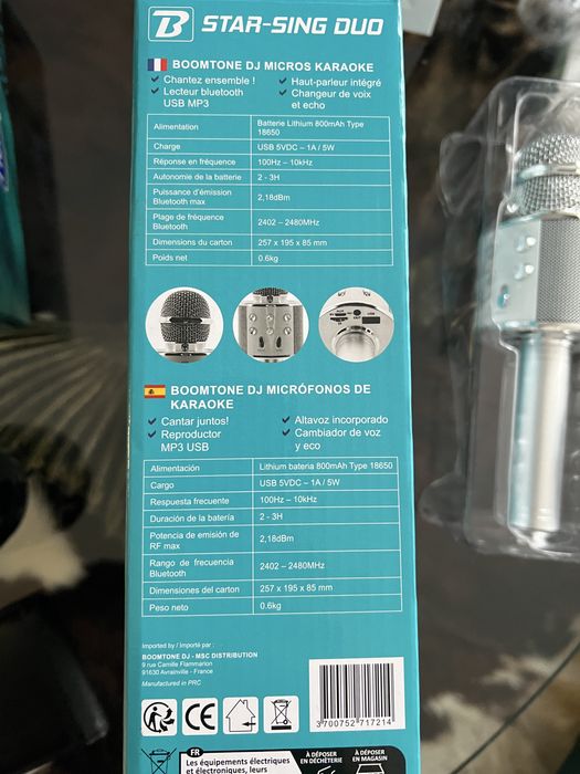 Microfoane Karaoke Boxa Inclusa