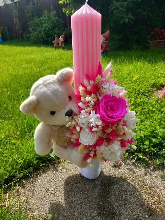Lumânare botez personalizata