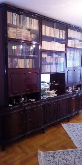 Biblioteca-lemn masiv