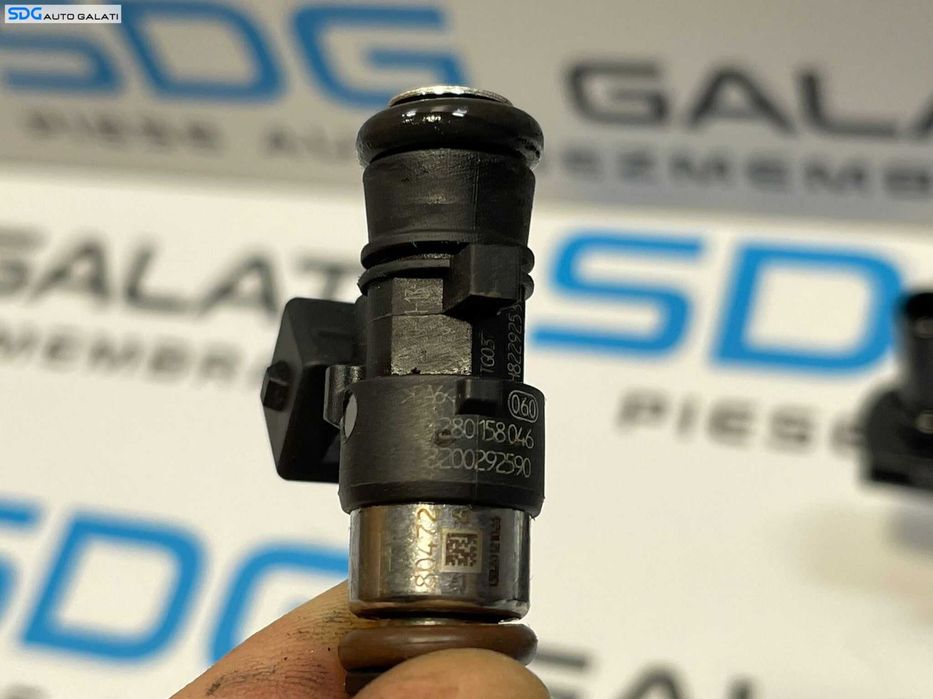 Injector Injectoare Renault Clio 2 Symbol 1.2 2008 - 2012 Cod 8200292590 0280158046 [D0149]
