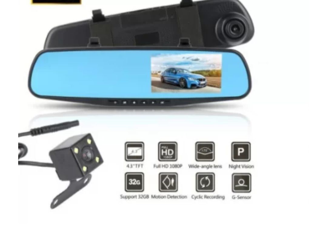 Camera Auto DVR Camcorder FHD 1080P tip Oglinda retrovizoare cu camera