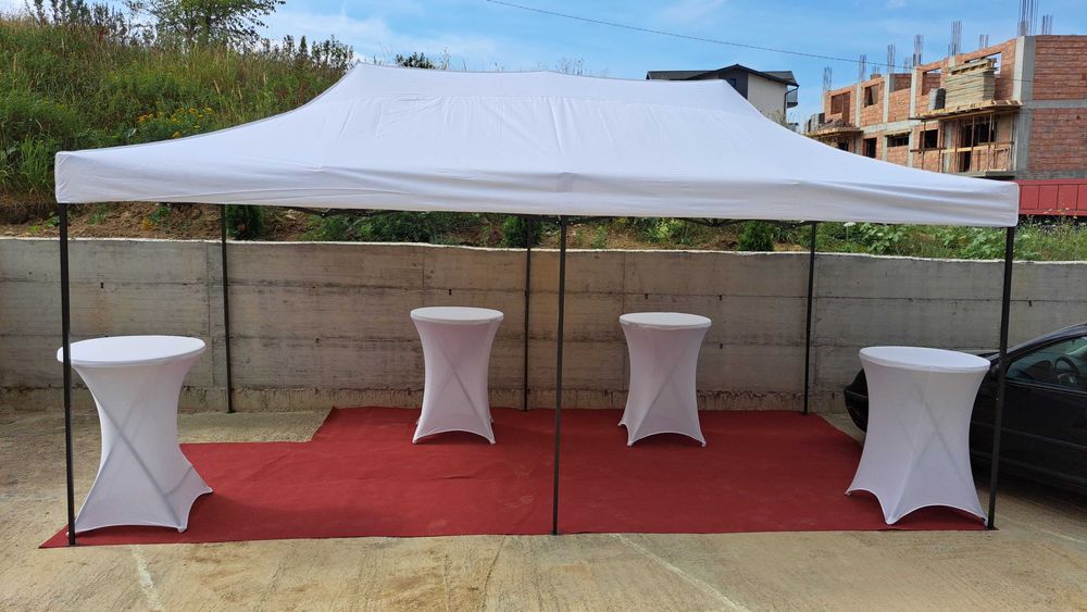 Inchiriez dozatoare ,mese ,scaune,corturi si logistica