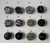 Чисто нови . Капачки за джанти MERCEDES МЕРЦЕДЕС 75мм .