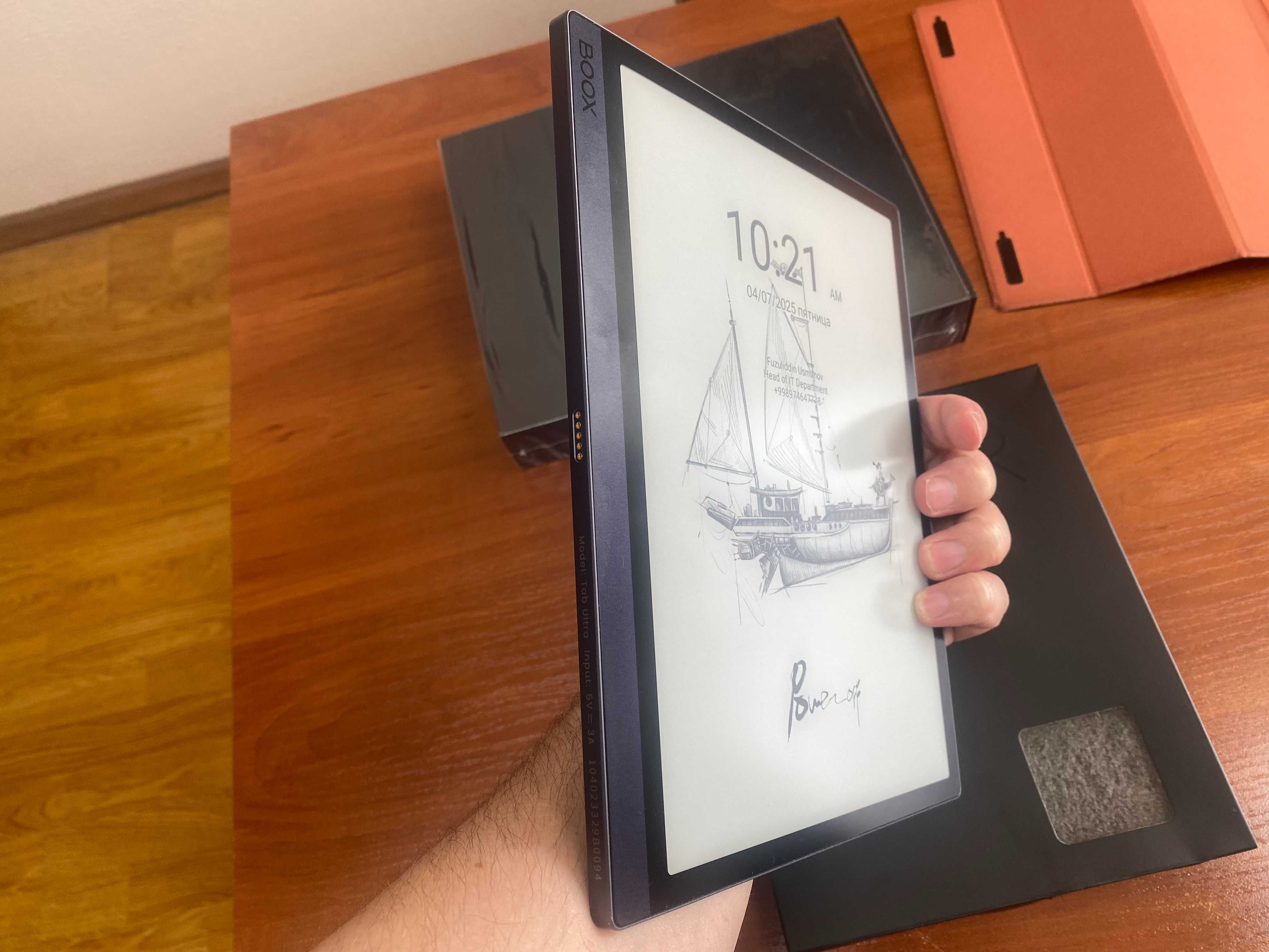 Продам BOOX Tab Ultra — планшет на eInk для чтения и работы