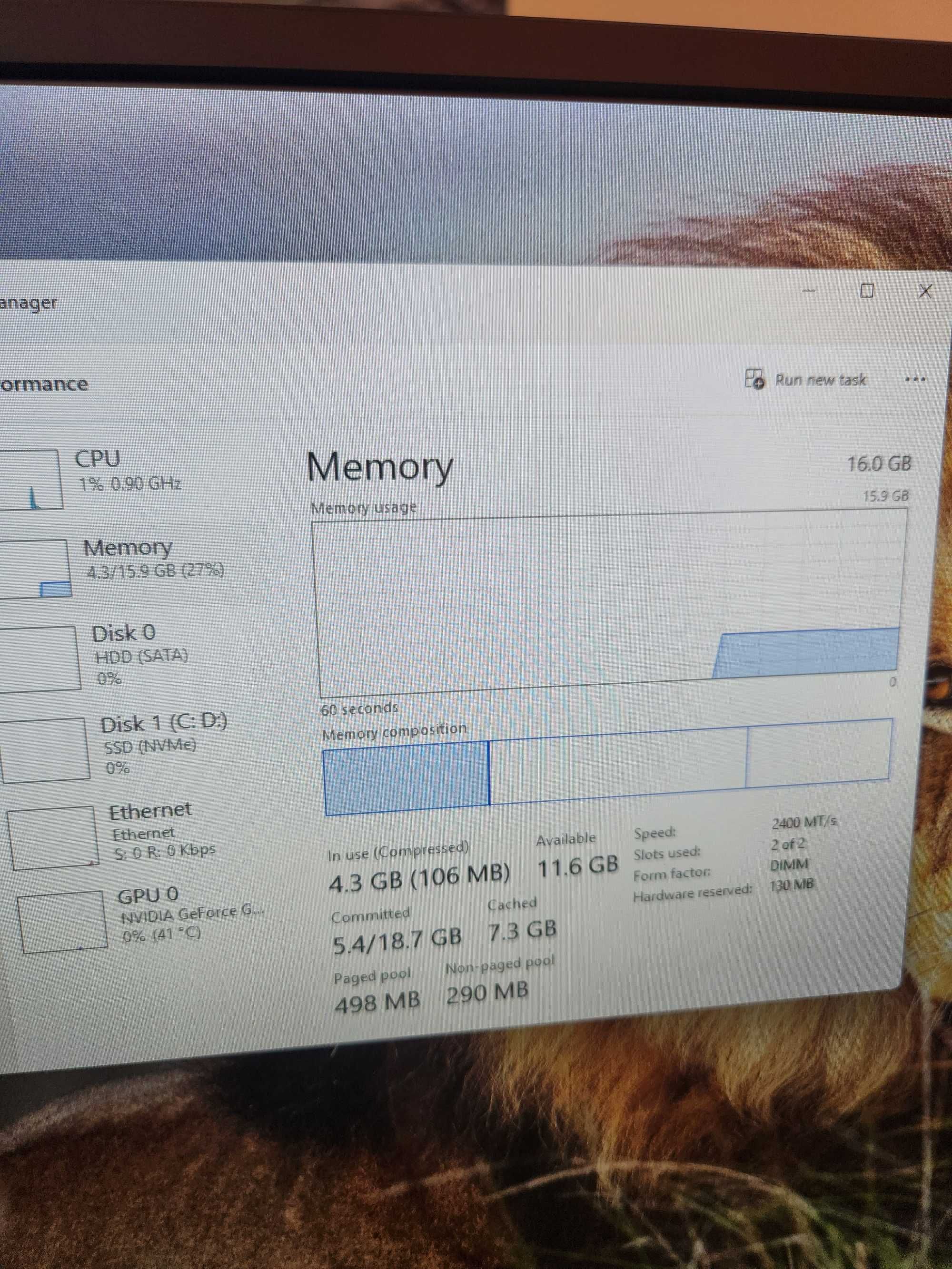 PC gaming i5 11500, 16 GB, 1 TB SSD NVME