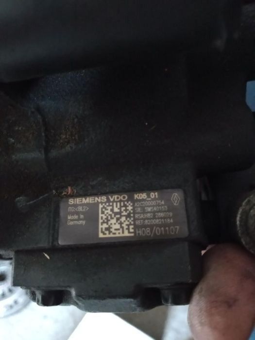 Pompa Inalta Presiune Nissan Qashqai , renault megane 1.5 DCI 2008 A2C20000754, 8200821184