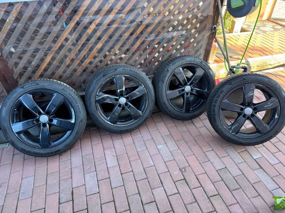 Roti jante audi vw skoda r18 cu anvelope