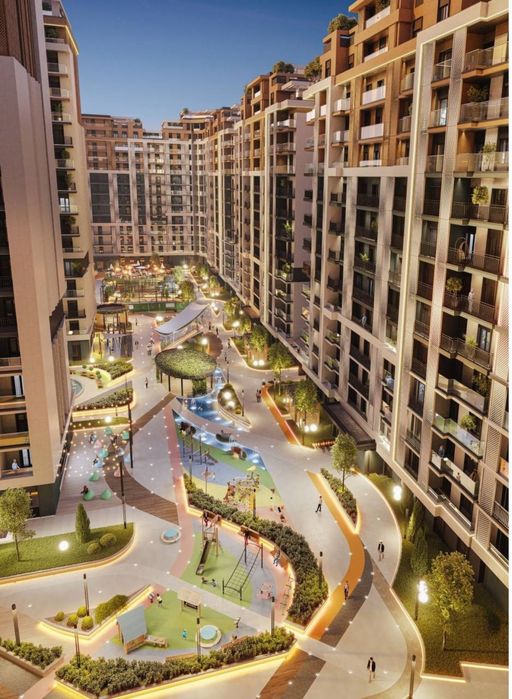 Алайский Новостройка ЖК Imperial Club City 2 комнатная 12 этаж, 37м2