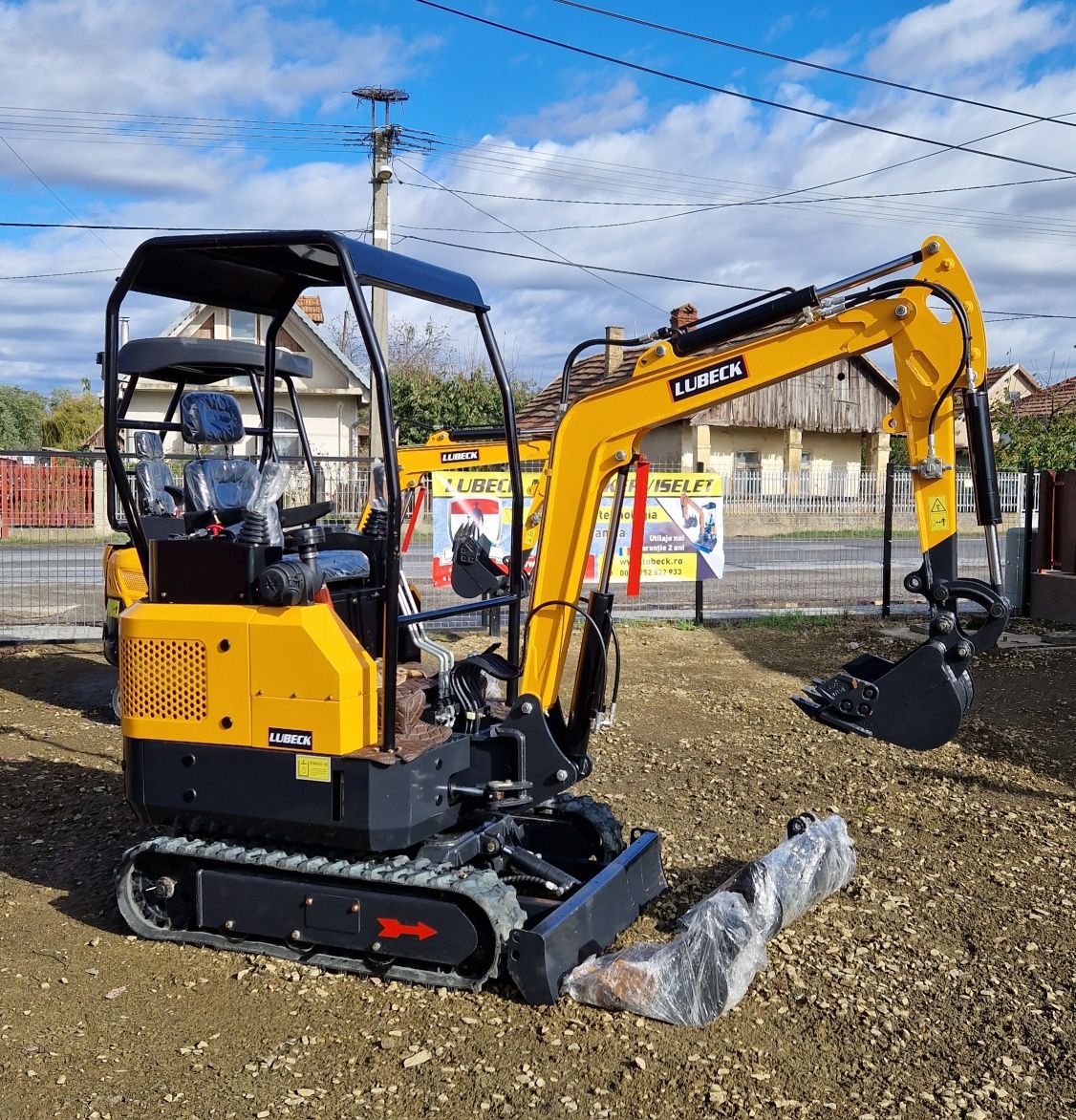 Miniexcavator 1.6t LUBECK EX-161 NOU-Garanție 2 ani.