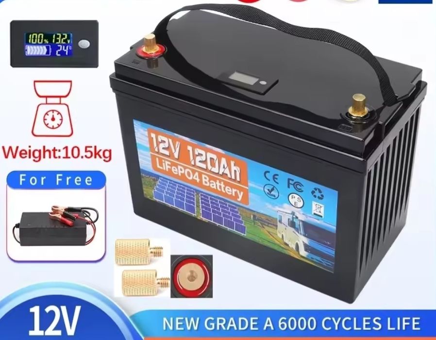 Baterie LiFePo4 120Ah + Incarcator