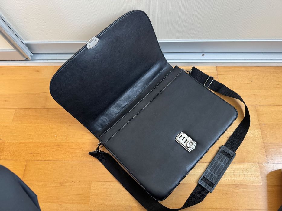 Geanta servieta documente piela naturala 100% 38x30x10 cm laptop acte