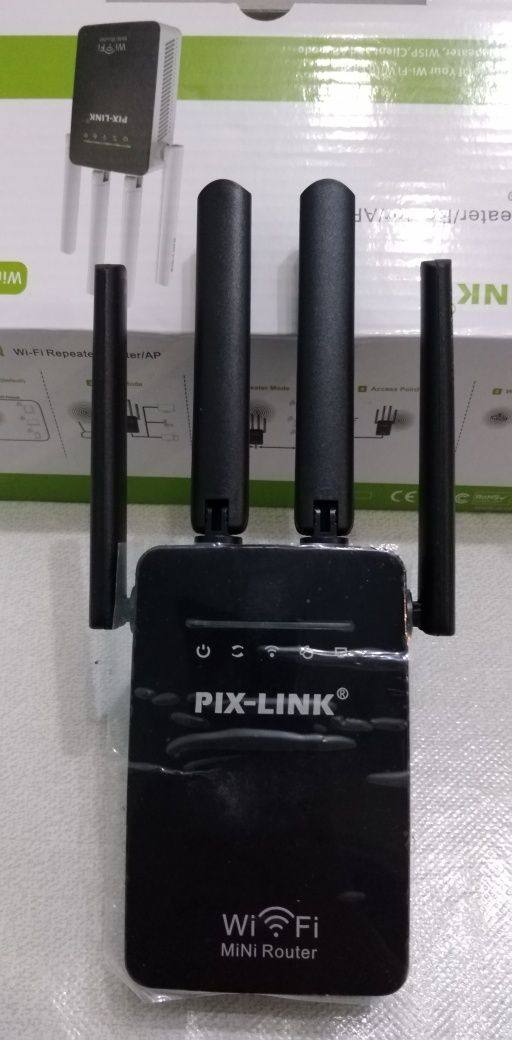 PIX-LINK. Mini router, wi-fi  signal kuchaytirgich. усилитель сигнала