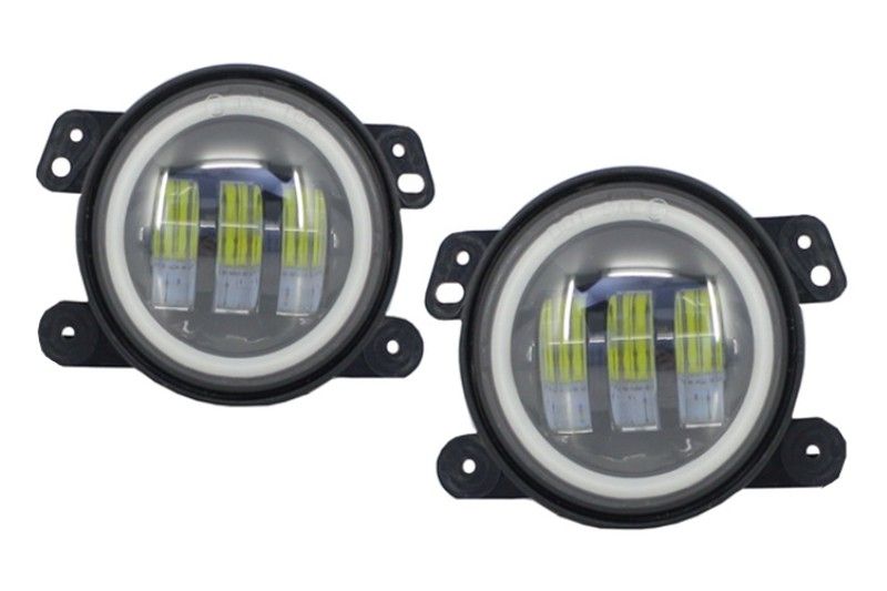 Proiectoare Ceata Full LED CREE Dublu JEEP Wrangler JK (2007-2017)