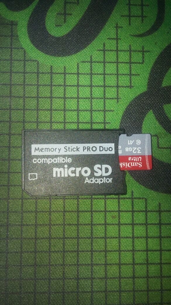 MemoryStick Pro Duo для Sony PSP, отдельно Флешки microSDHC UHC-1 Sand