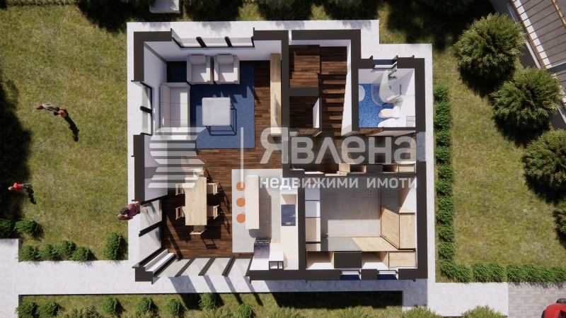 Самостоятелна къща с двор в с. Еленово за продажба