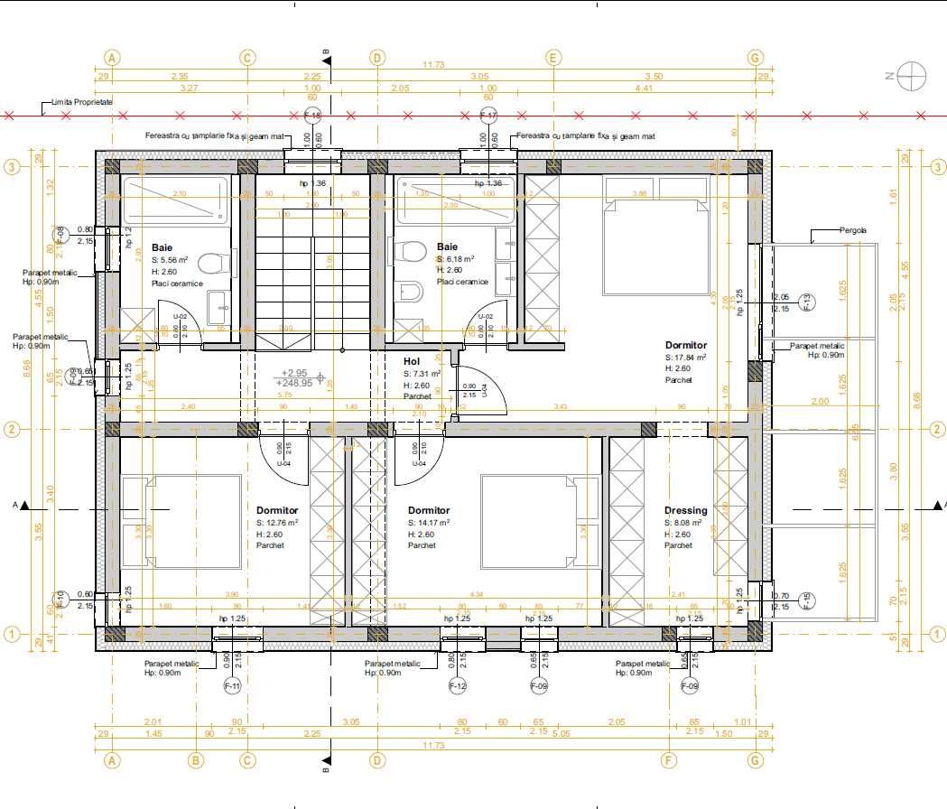 P.F. vând casă modernă lânga HCC, eficientă energetic, design interior