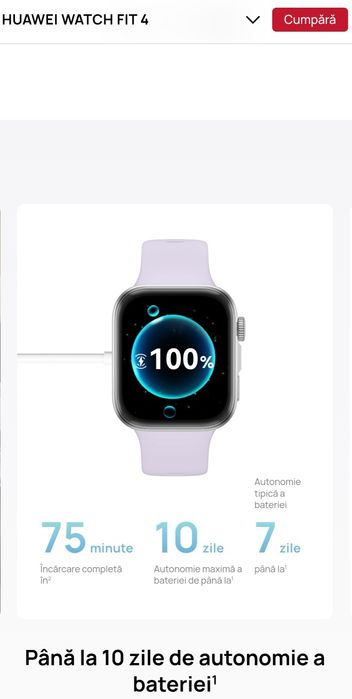 HUAWEI Watch FIT 4 Purple