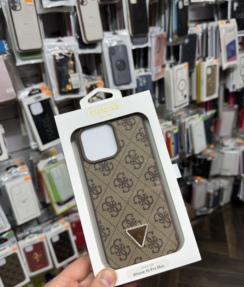 Iphone 15 pro max Оргинален калъф на Guess