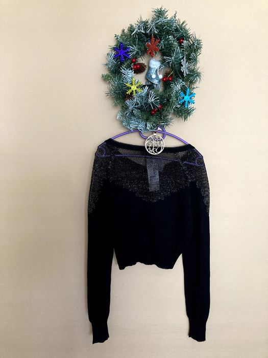 Чисто нова черна жилетка с ламе Vero Moda - размер S