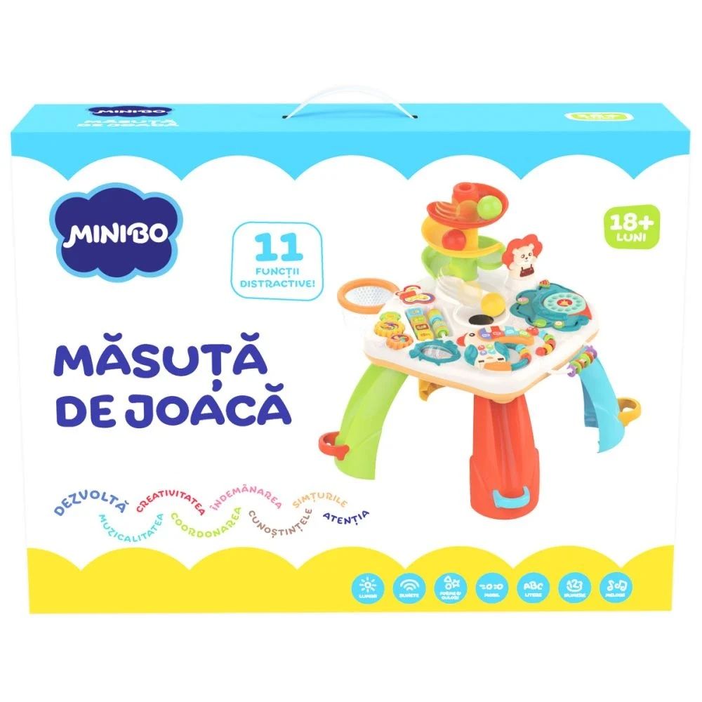 Jucarie Interactiva Bebelusi MiniBo, Masuta de Joaca