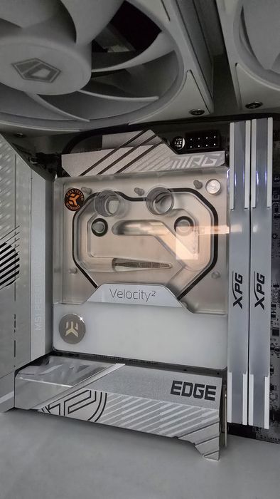 Waterblock CPU EK-Quantum Velocity²  White Edition NOU !!