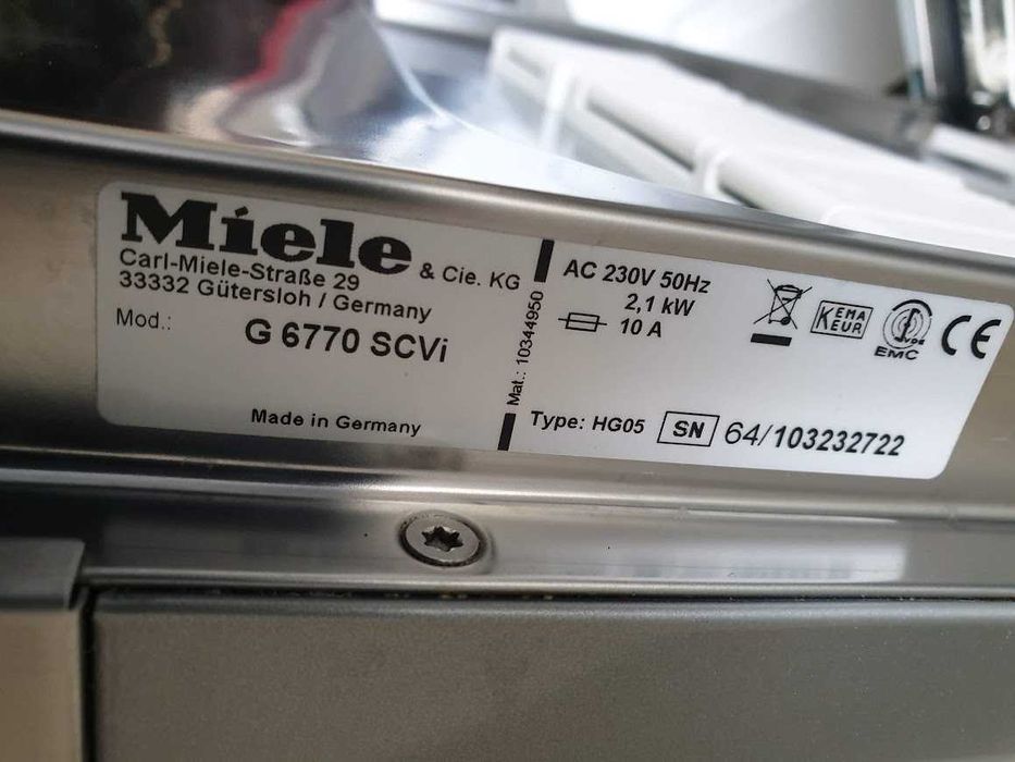 Miele - Auto Open - QuickPowerWash - Съдомиялна - Пълно Вграждане 60см