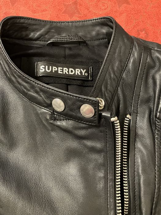 Superdry яке естествена кожа