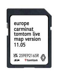 Card Renault,Megane,Clio,Scenic,TomTom Live  Europa 2023-2024