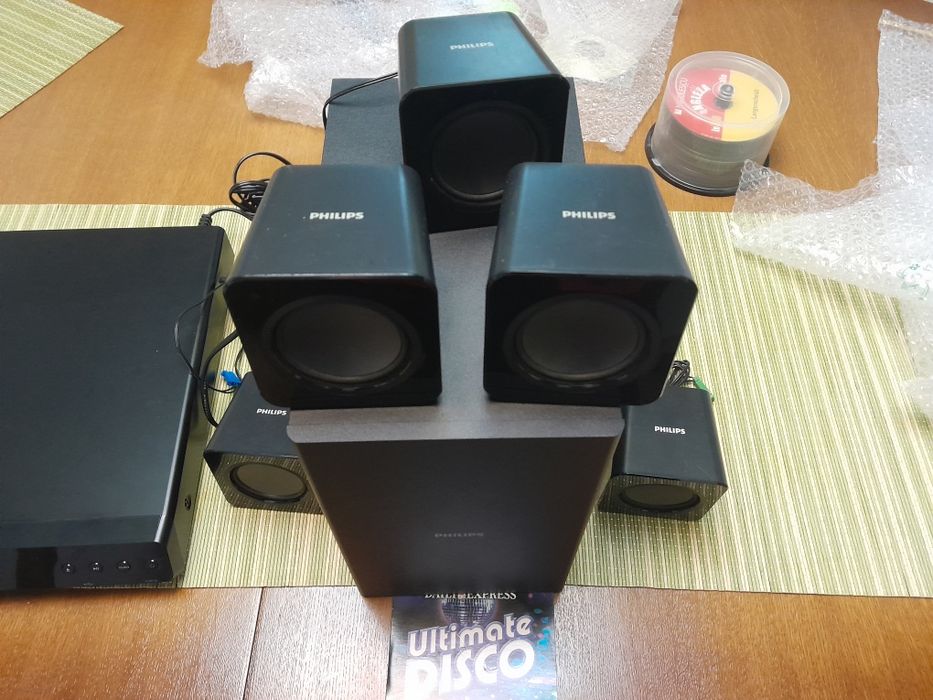 Philips Home Theater DVD 5.1 sistem audio surround HTD3510/12