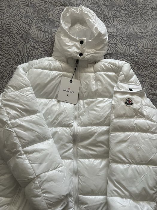 куртка moncler белая