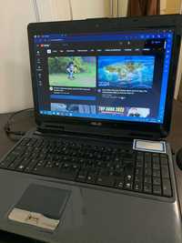Asus X5AV Двуядрен с SSD + Зарядно Лаптоп