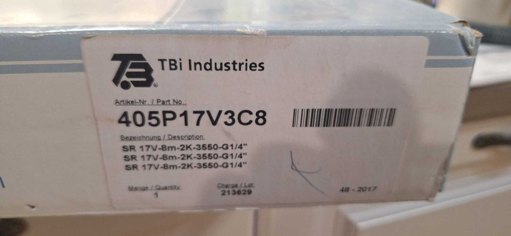 Pistolet   sudură TIG cu arc argon ESAB TBi SR 17V, 2K-3550-G1/4".