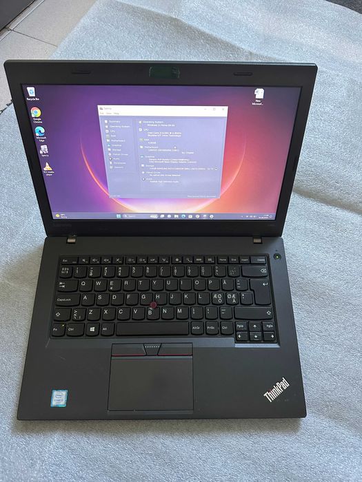 laptop lenovo Thinkpad L460, i3 gen 6, ram 8 gb, ssd sansung 240