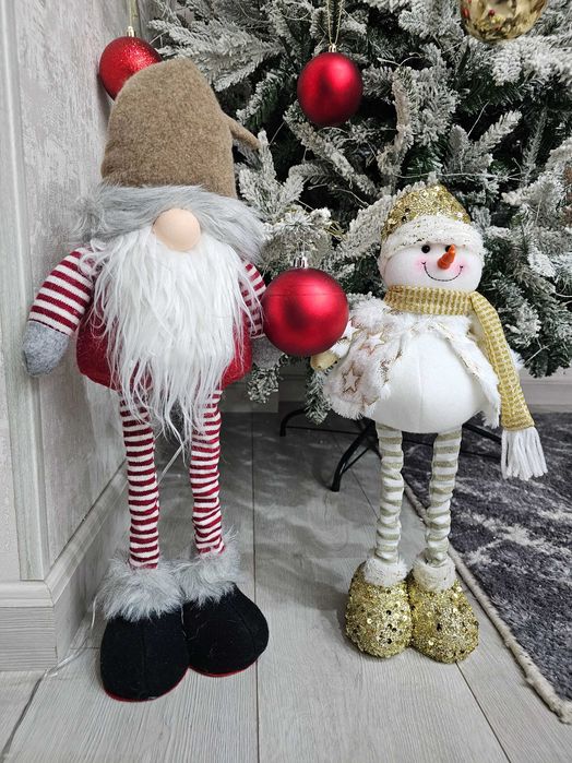 Новогоднии игрушки декоративные с телескопическими ножками