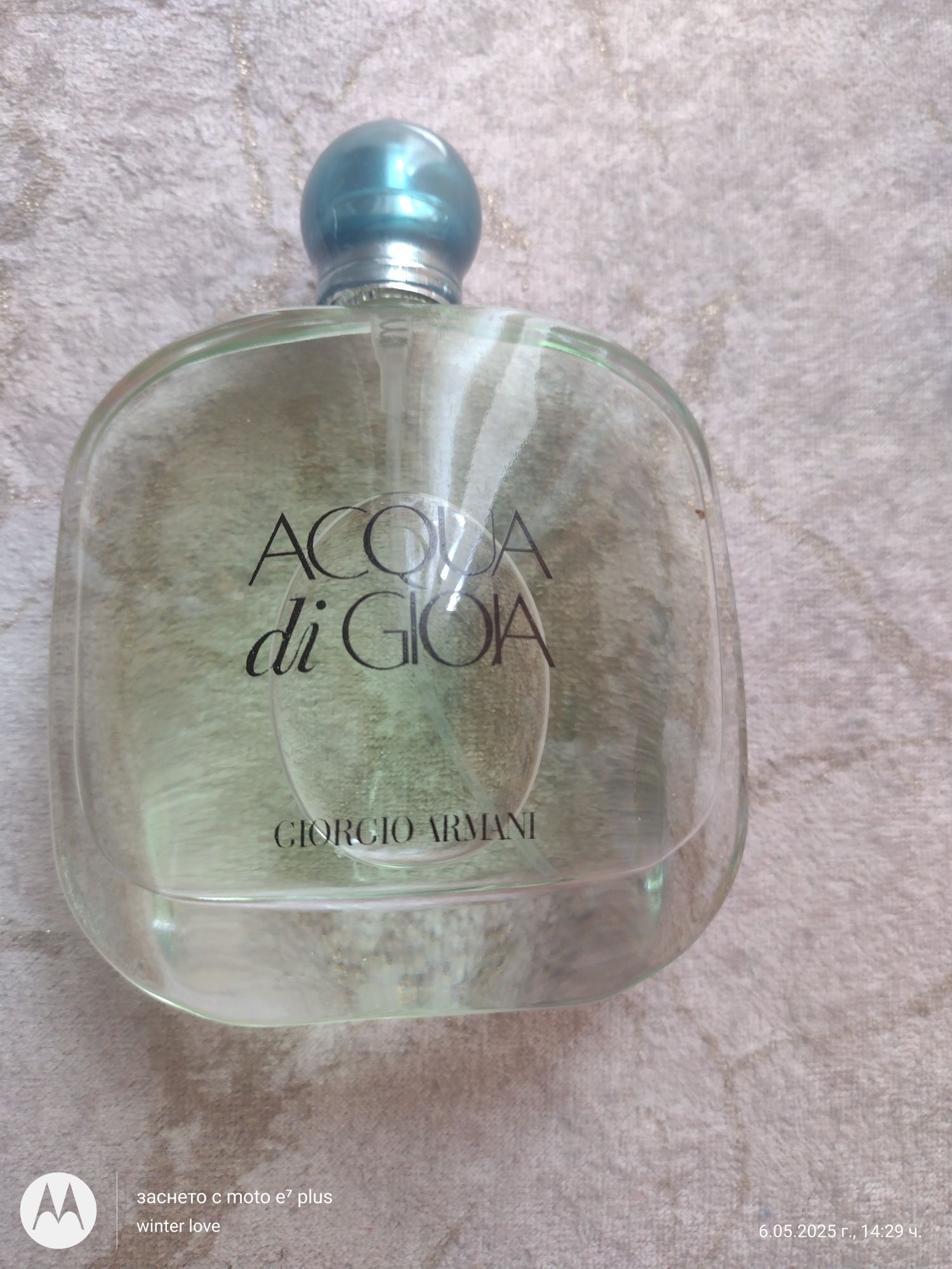 Aqua di gioia-парфюм