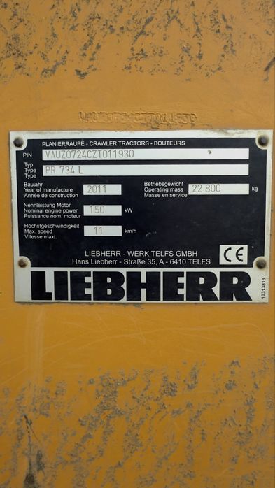 Buldozer Liebherr PR 734 L