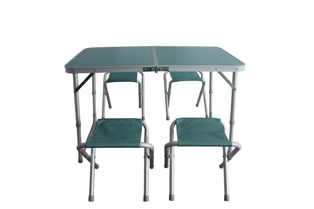 Vand Set pliabil masa + 4 scaune, 97x61cm, camping, picnic NOU 250 Lei