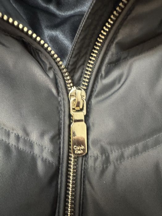 Jaketa femei fete Calvin Klein , S, maron, lunga de iarna