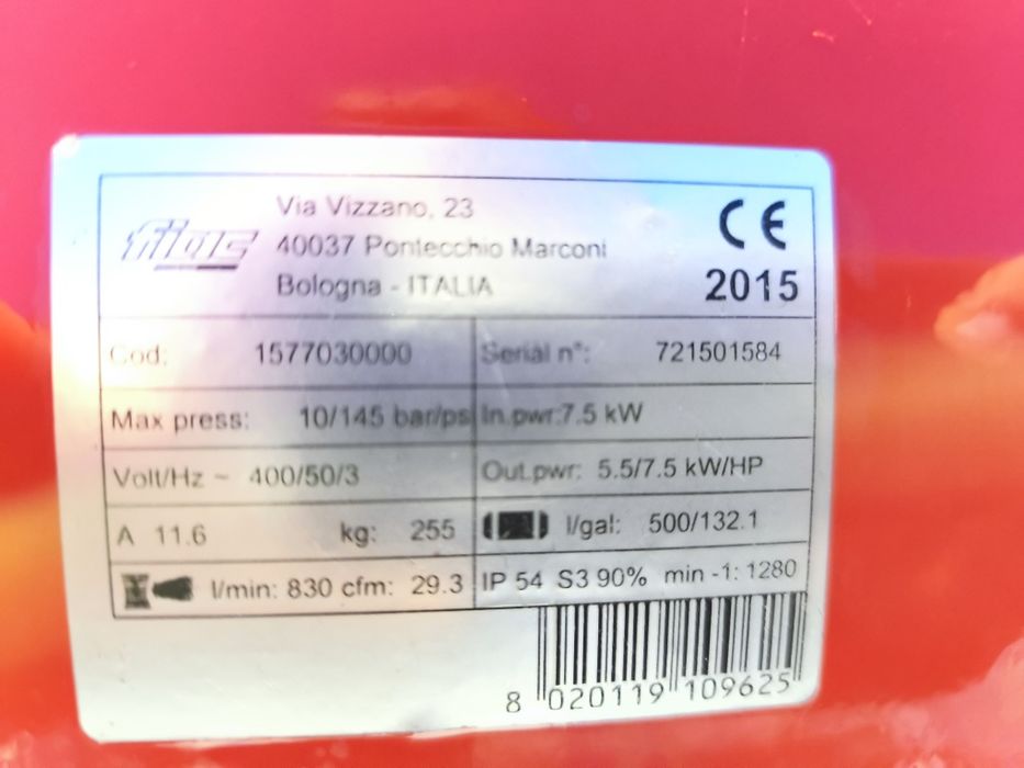Compresor fiac 500L