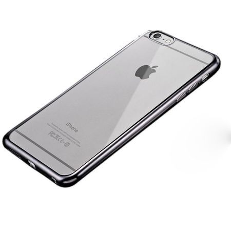 Capac protectie TPU, margini electroplacate, Apple iPhone 6 Plus /6S P