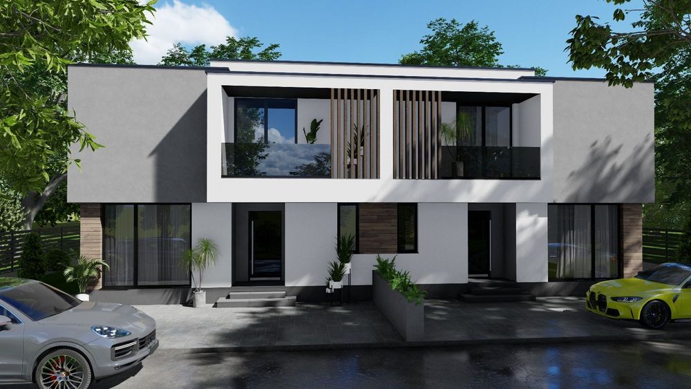 Vila tip duplex-finisajele premium si elementele de lux