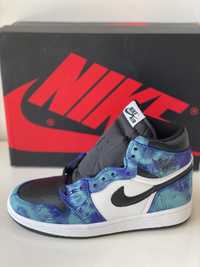 Air Jordan 1 Retro High Tie Dye Nike 4 UNC Patent Black og